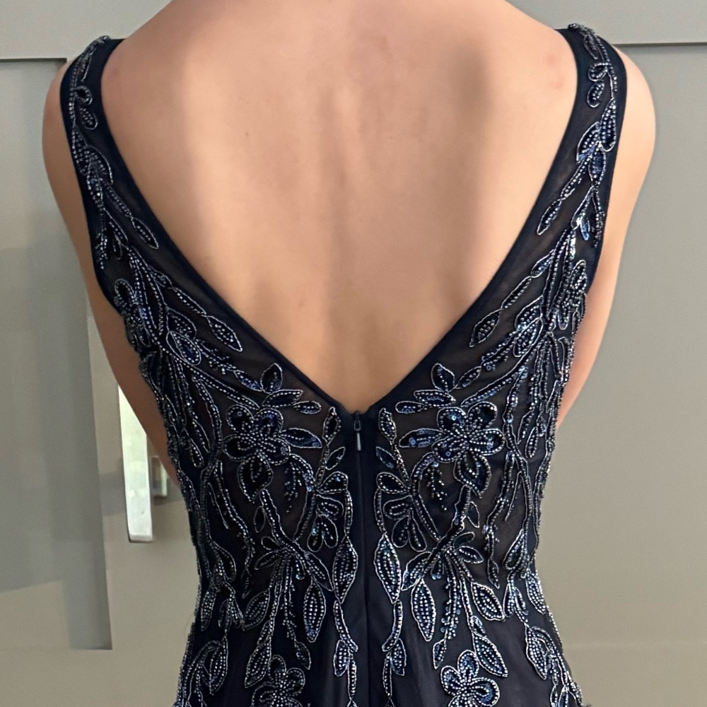 Navy Prom Dress - Picture 6 of 7